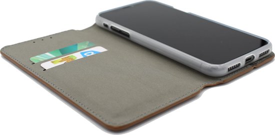 Samsung Galaxy A71 Hoesje - Bruin - Luxe Kunstlederen Portemonnee Bookcase