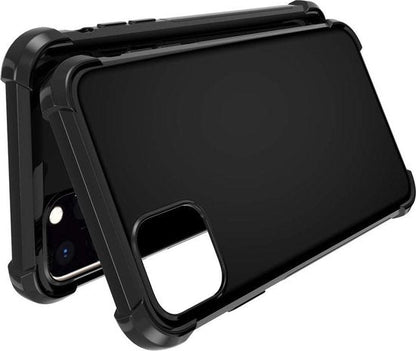 Apple iPhone 11 Pro Max Hoesje - Zwart - Hybride Anti-Shock Back Cover