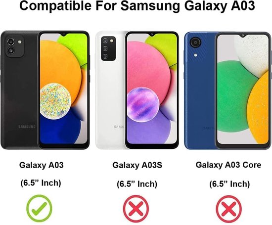 Samsung Galaxy A03 Hoesje - Grijs - Armor Kickstand Back Cover