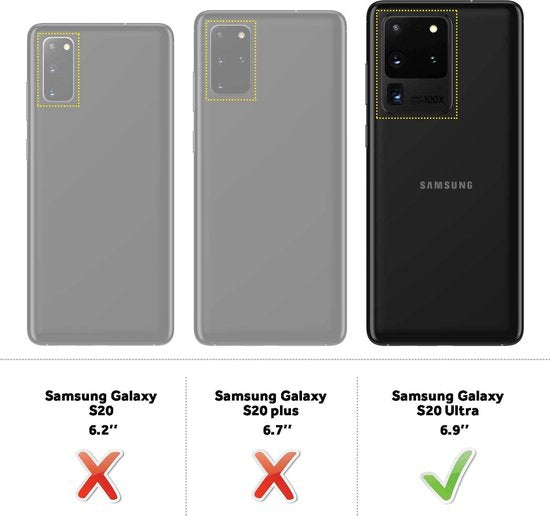 Samsung Galaxy S20 Ultra Hoesje - Blauw - Siliconen Back Cover