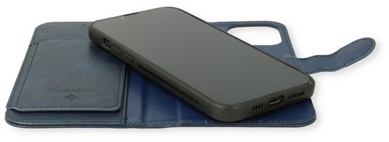 Apple iPhone 11 Hoesje - Blauw - 2 in 1 Bookcase met 10 Kaart Vakken