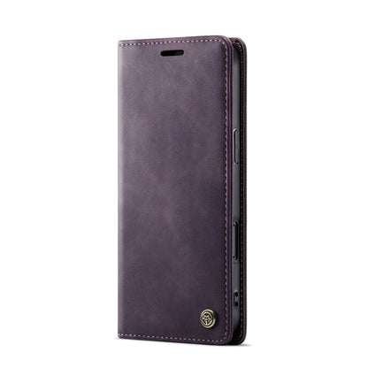 Apple iPhone Air Hoesje - Dark Purple - Luxe Dunne Bookcase