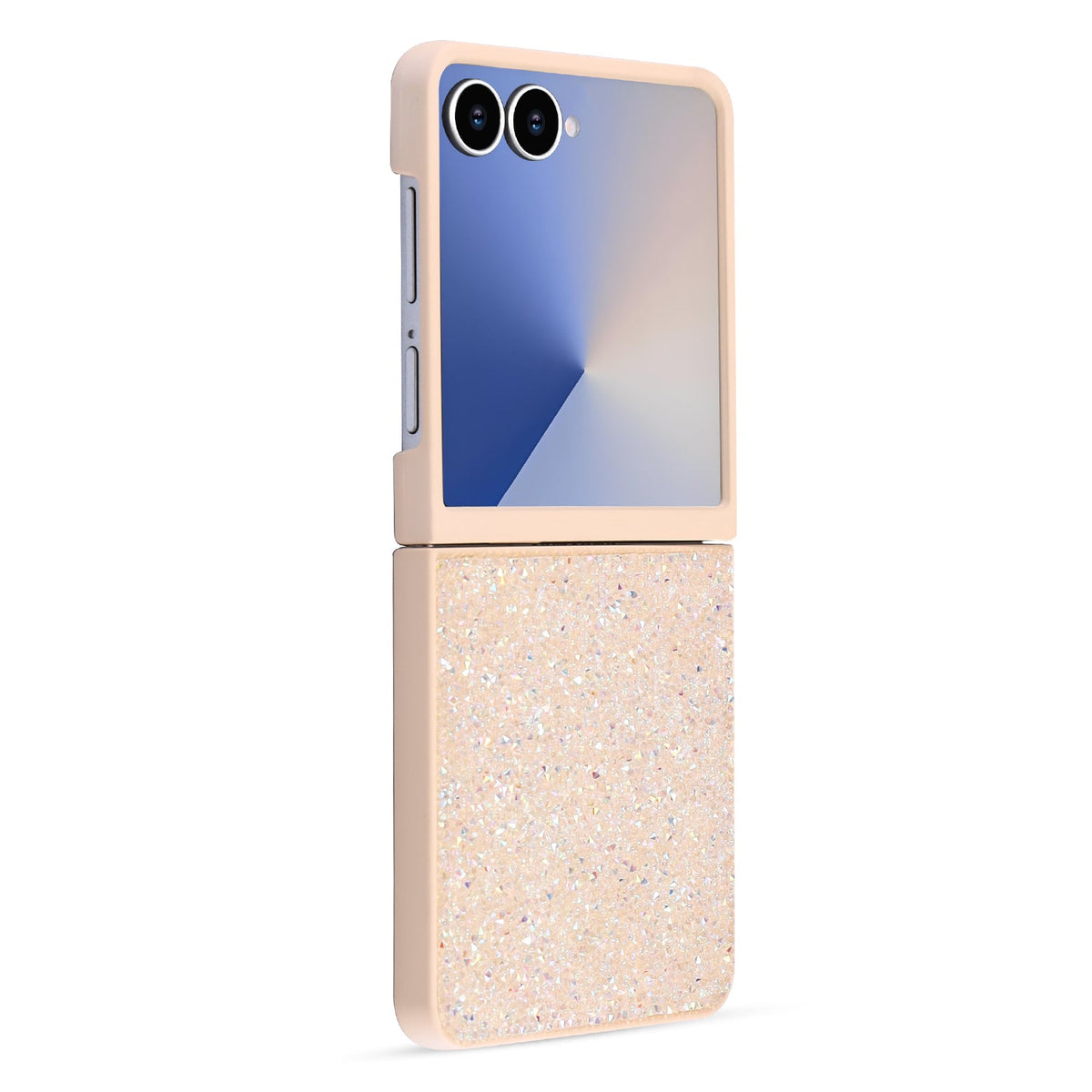 Samsung Galaxy Z Flip 7 Case - Gold - Diamond Glitter Back Cover