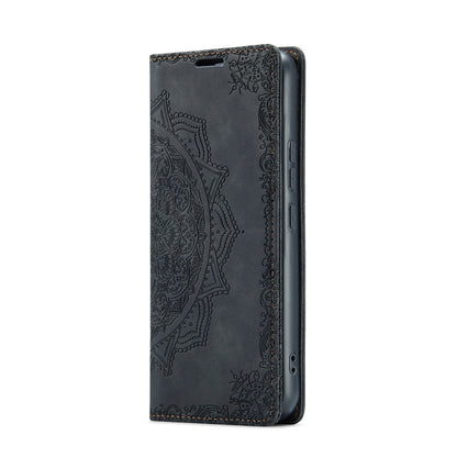 Samsung Galaxy A14 Hoesje - Charcoal Gray - Mandala Dunne Back Cover