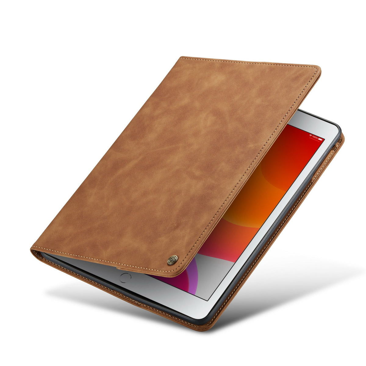 Apple iPad Air 2 9.7 (2014) Tablethoes - Sienna Brown - Bookcase