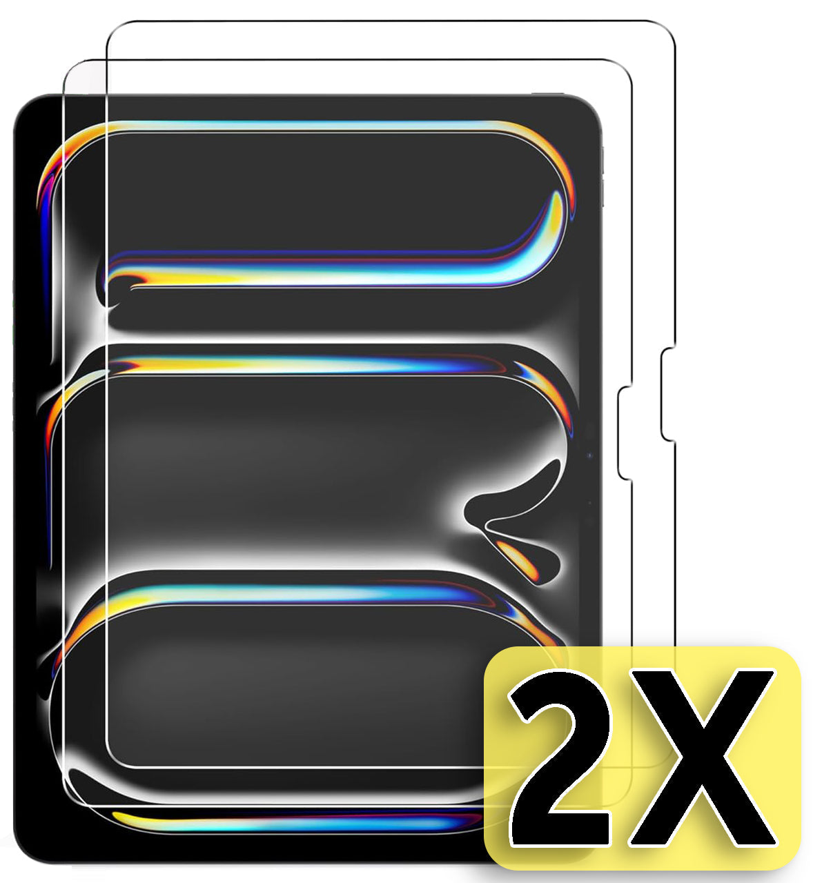 Apple iPad Pro 13 (2024) Screenprotector - Full Cover - 2 Stuks