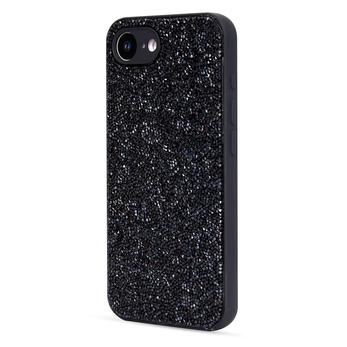 Apple iPhone 16e Case - Black - Diamond Glitter Back Cover