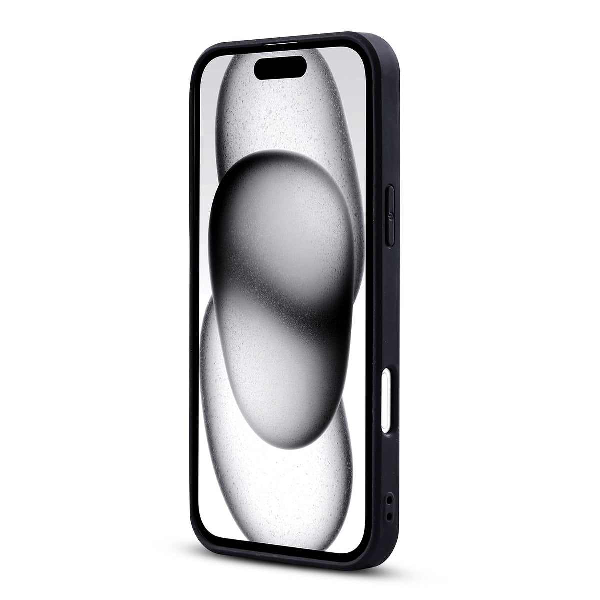 Apple iPhone 16 Pro Hoesje - Zwart - Diamant Glitter Back Cover