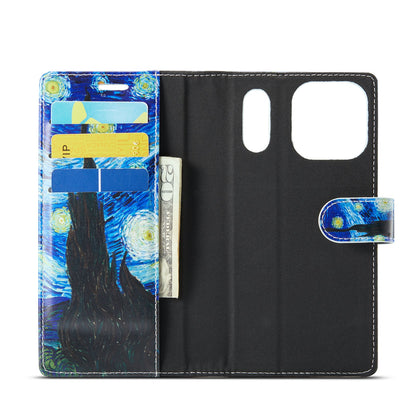 Apple iPhone 17 Pro Max Hoesje - De Sterrennacht - 2 in 1 MagSafe Bookcase