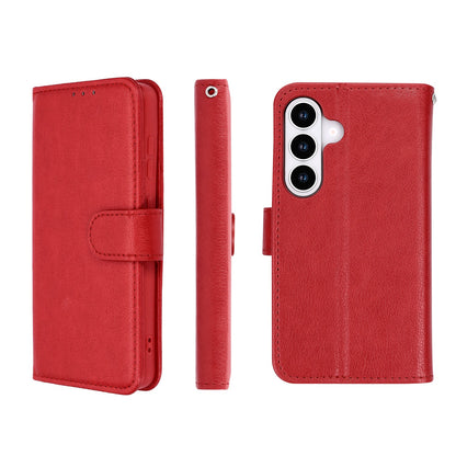 Samsung Galaxy S26 Plus Hoesje - Rood - Luxe Kunstlederen Portemonnee Bookcase