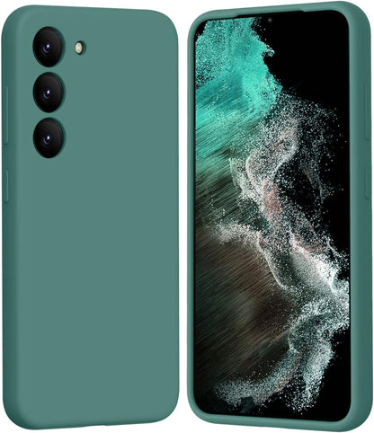 Samsung Galaxy S24 Hoesje - Groen - Liquid Siliconen Back Cover