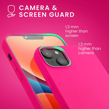 iPhone 14 Hoesje - Roze - Liquid Siliconen Back Cover