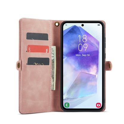 Samsung Galaxy A36 Hoesje - Pale Pink - 2 in 1 Bookcase met 10 Kaart Vakken