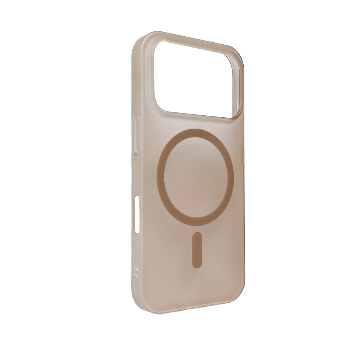 Apple iPhone 17 Pro Hoesje - Bruin - Frosted Matte Hardcase MagSafe Back Cover