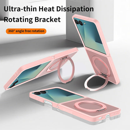 Samsung Galaxy Z Flip8 Case - Pink - Matte Armour MagSafe Back Cover with Kickstand