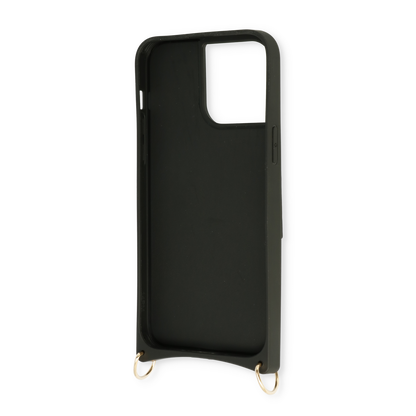 Apple iPhone 11 Pro Max Hoesje - Roze - Back Cover met Pols Bandje en Telefoonkoord
