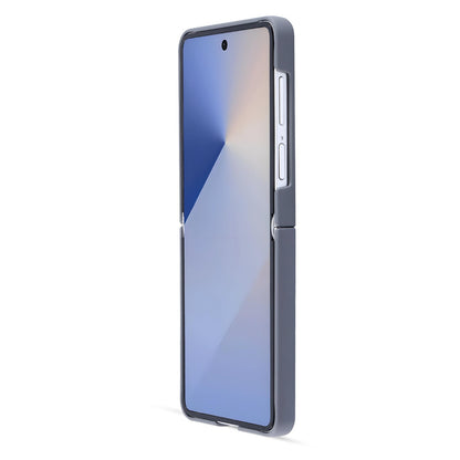 Samsung Galaxy Z Flip 7 Hülle - Grau - Diamant-Marmor-Glitzer-Backcover