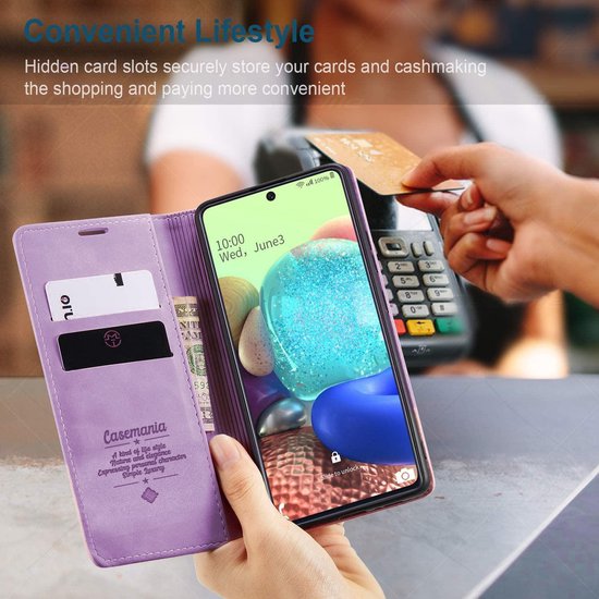 Samsung Galaxy S20 FE Hoesje - Bright Lila - Dunne Bookcase