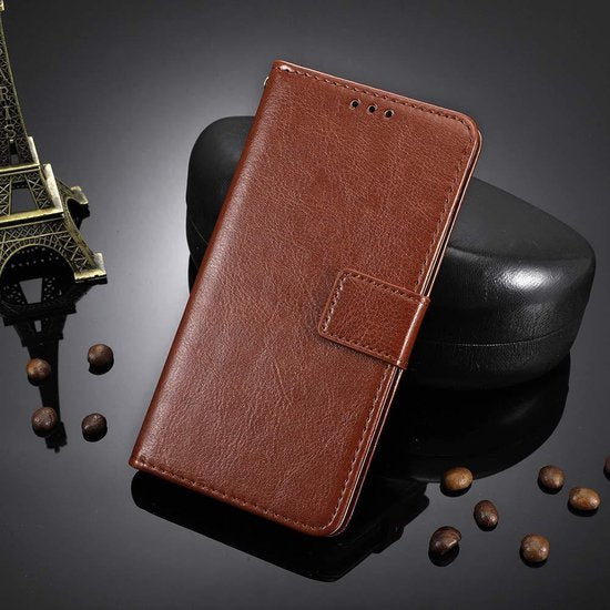 Apple iPhone 12 Mini Hoesje - Bruin - Bookcase