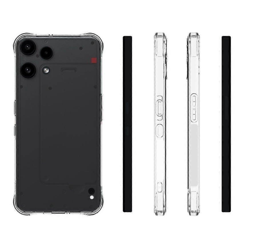 Nothing Phone (3a) Lite Hoesje - Transparant - Anti-Shock Back Cover