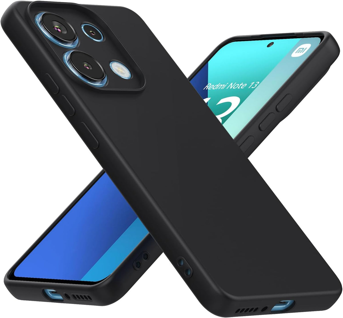 Xiaomi Redmi Note 13 Pro 4G Hoesje - Zwart - Siliconen Back Cover
