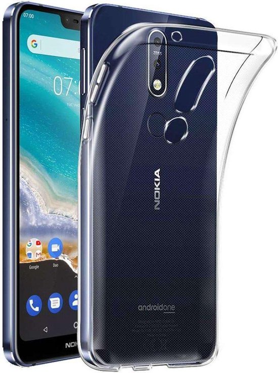 Nokia 7.1 Hoesje - Transparant - Siliconen Back Cover