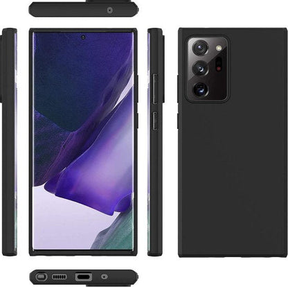 Samsung Galaxy Note 20 Ultra Hoesje - Zwart - Siliconen Back Cover