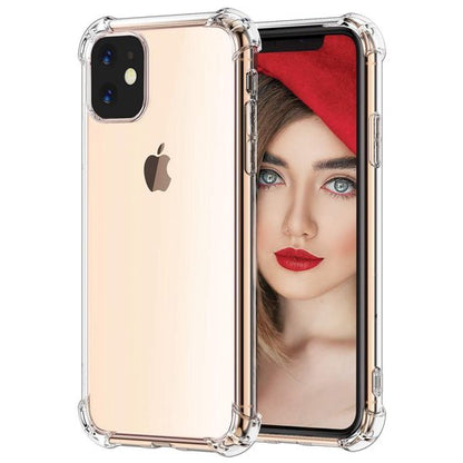 iPhone 11 Hoesje - Anti Shock Hybrid Back Cover - Transparant Back Cover