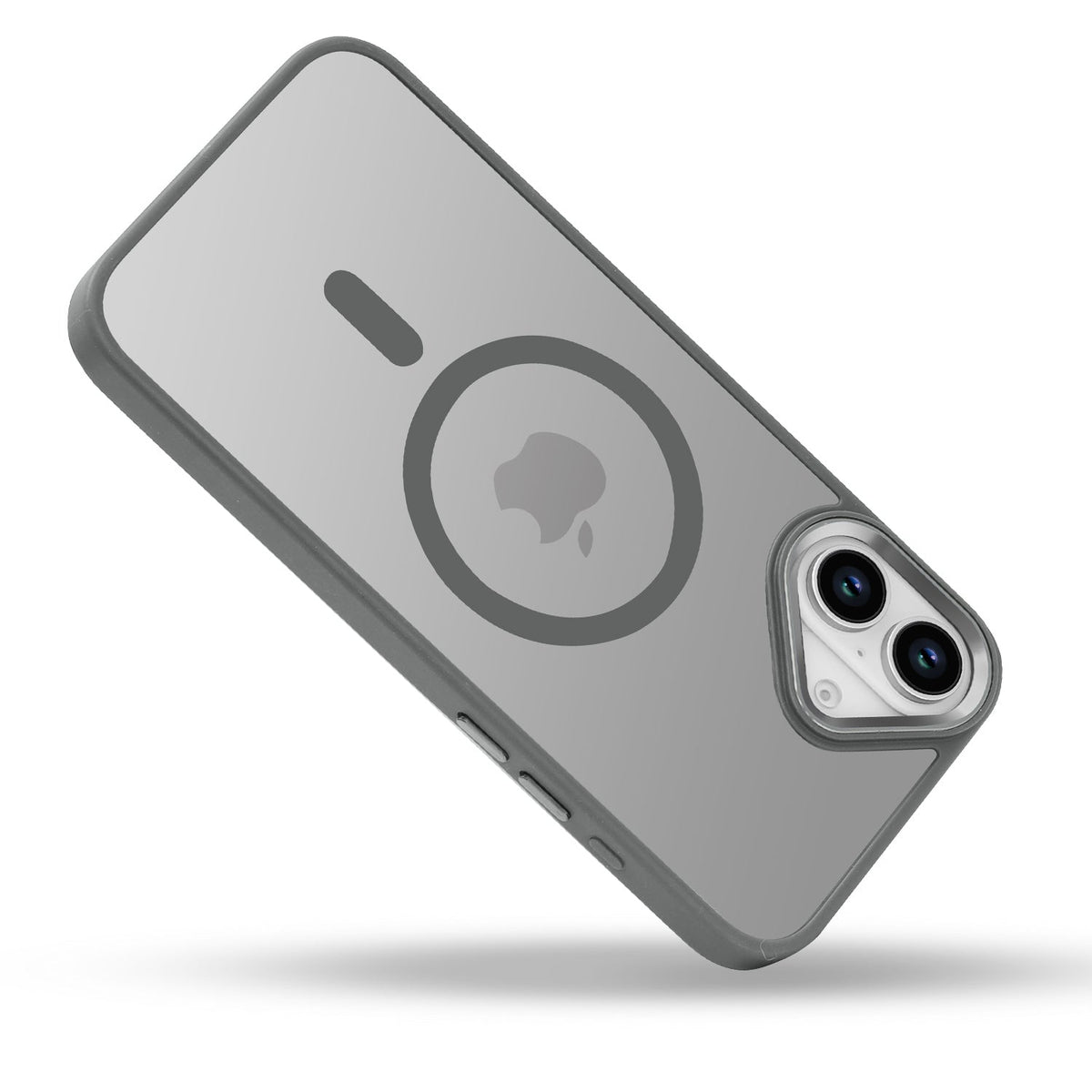 Apple iPhone 16 Plus Hoesje - Grijs - Bumper MagSafe Back Cover