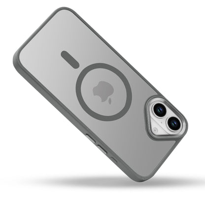Apple iPhone 16 Hülle - Grau - Bumper-MagSafe-Backcover