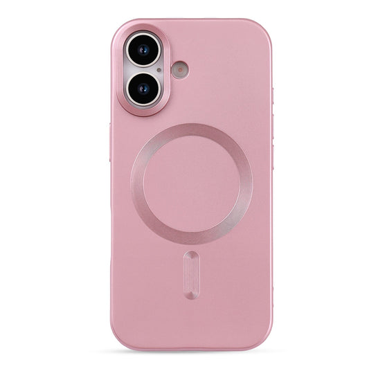 Apple iPhone 17 Case - Pink - Matte Silicone MagSafe Back Cover