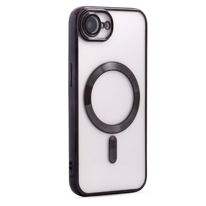 Apple iPhone 16e Hoesje - Zwart - Siliconen MagSafe Back Cover