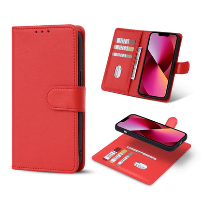 iPhone 13 Hoesje - Rood - 2 in 1 Bookcase
