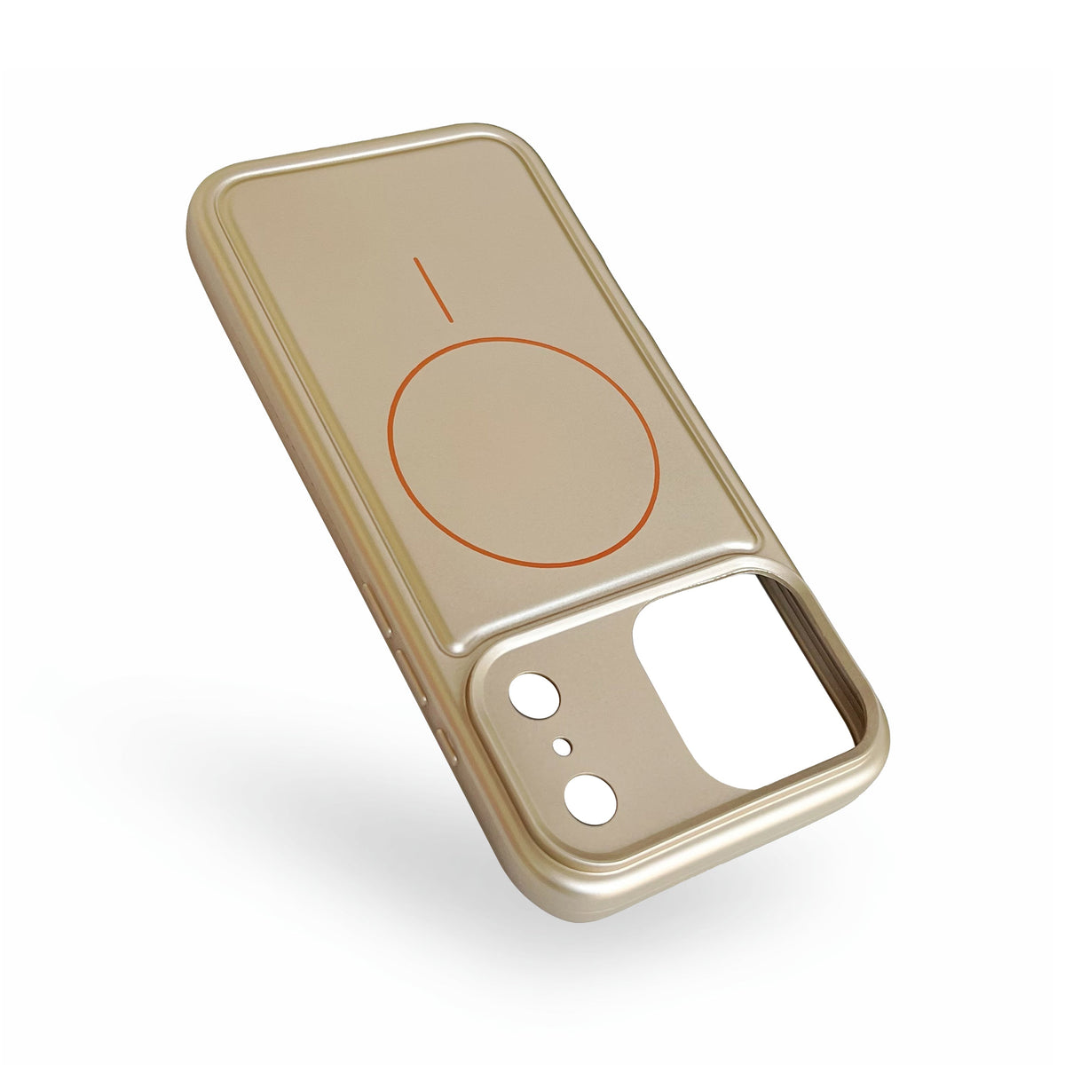 Apple iPhone 18 Pro Max Case - Metallic Gold - Matte Silicone MagSafe Back Cover