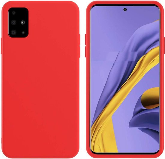Samsung Galaxy A71 Hoesje - Rood - Siliconen Back Cover