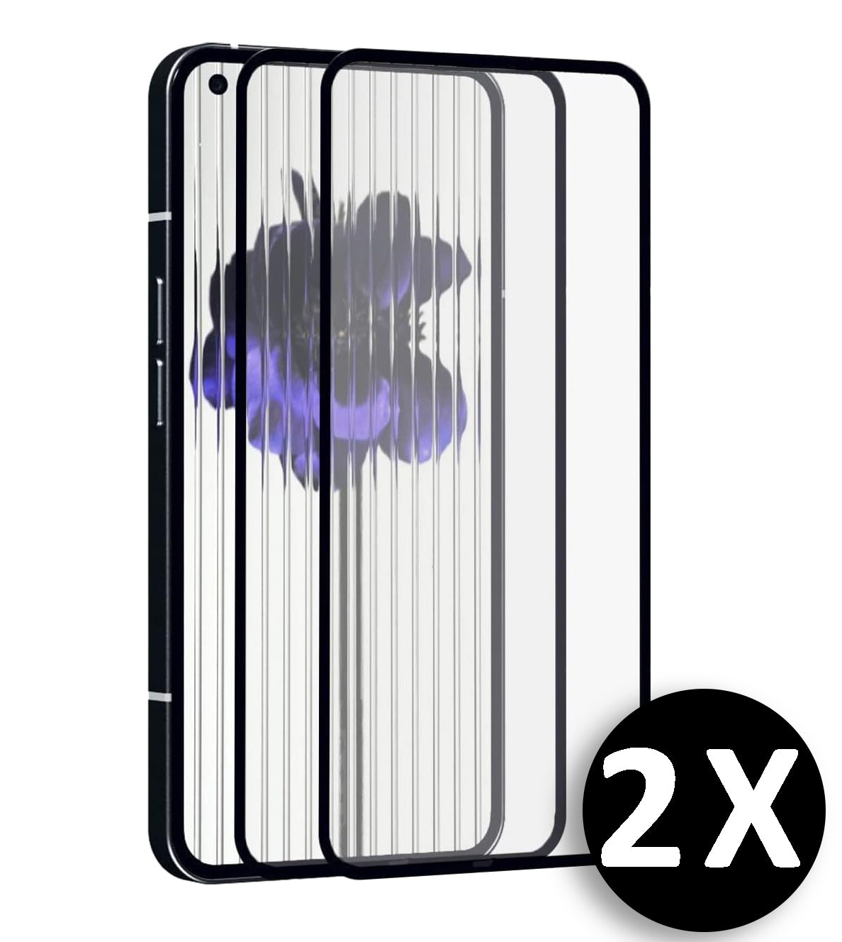Nothing Phone 2 Schutzfolie - Full Cover - 2 Stück
