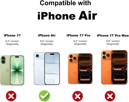 Coque iPhone 17 Air - Transparente - Étui arrière en silicone