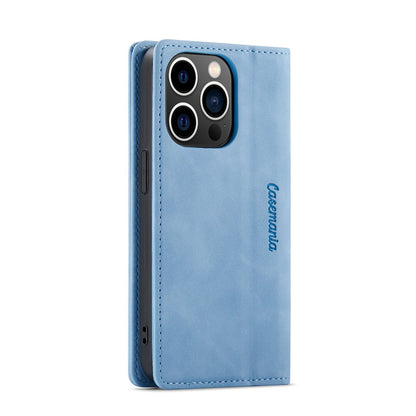 iPhone 15 Pro Hoesje - Sky Blue - Dunne Bookcase