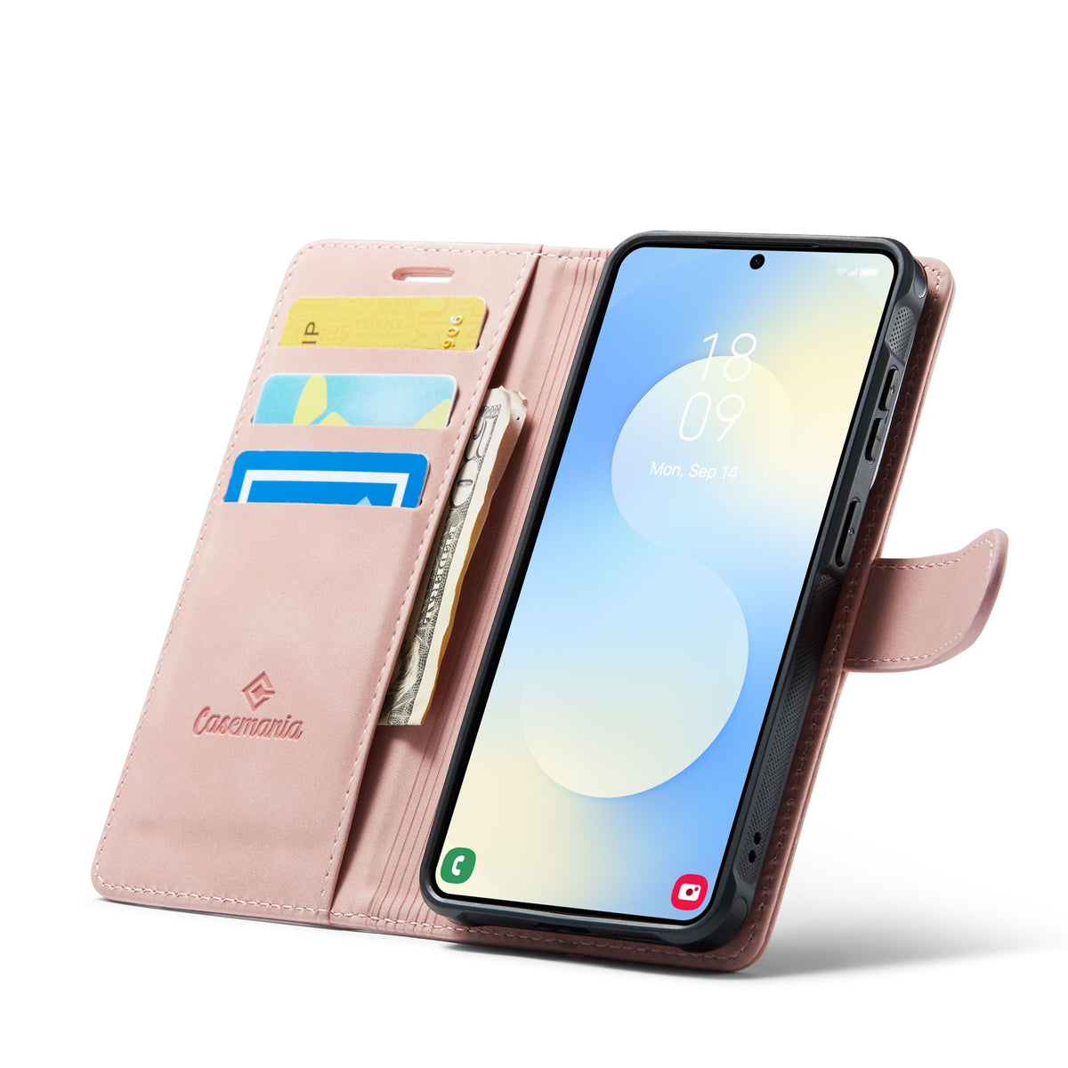 Samsung Galaxy A57 Hoesje - Pale Pink - 2 in 1 MagSafe Bookcase