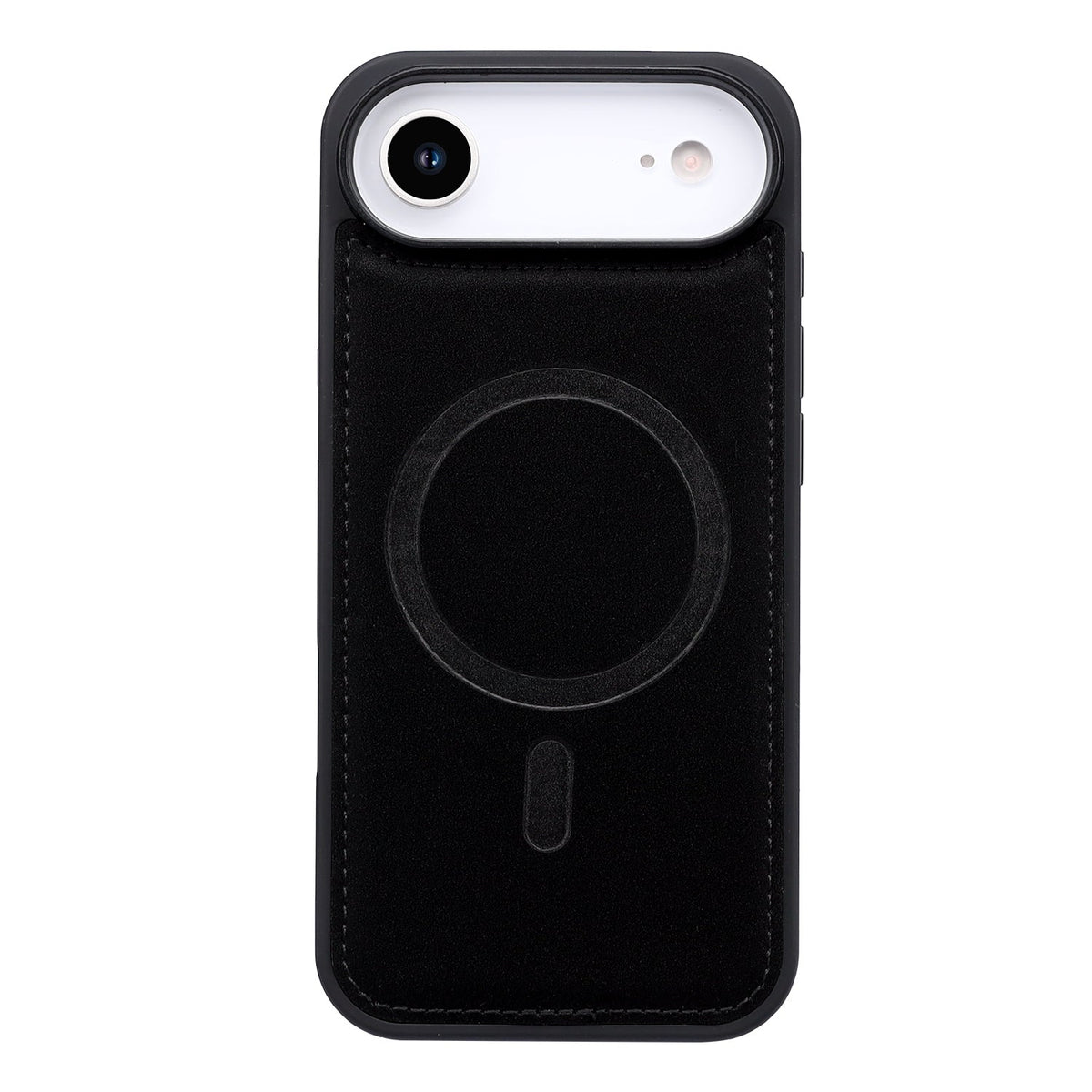 Apple iPhone Air Hülle - Onyx Black - 2-in-1-Velvet-Klapphülle mit Kartenfach