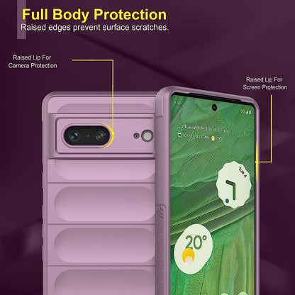 Google Pixel 7A Hoesje - Purple - Siliconen Back Cover