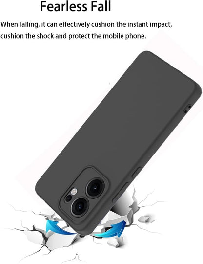 OPPO Reno 13 F Hoesje - Zwart - Siliconen Back Cover