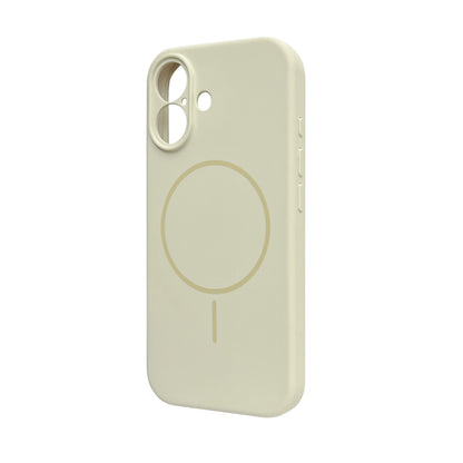 Apple iPhone 17 Hoesje - Ivory wit - Liquid Siliconen MagSafe Back Cover
