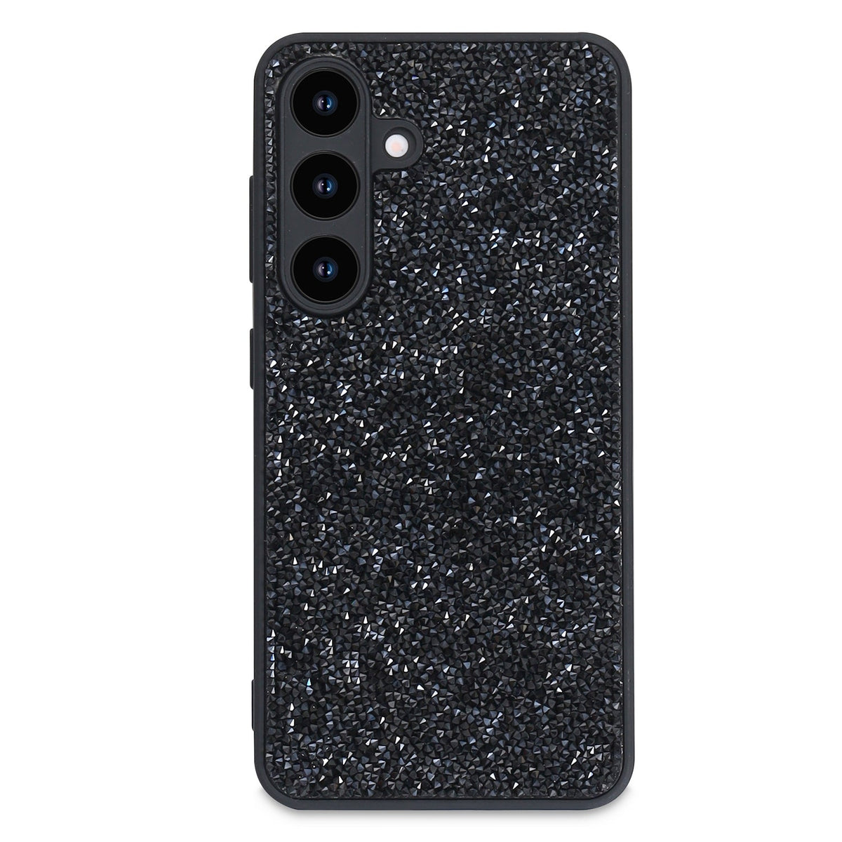 Samsung Galaxy A17 Hoesje - Zwart - Diamant Glitter Back Cover