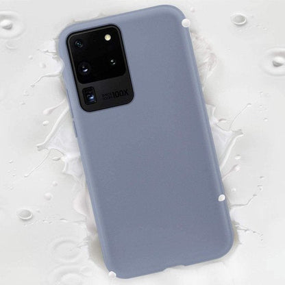 Samsung Galaxy S20 Ultra Hoesje - Paars - Siliconen Back Cover