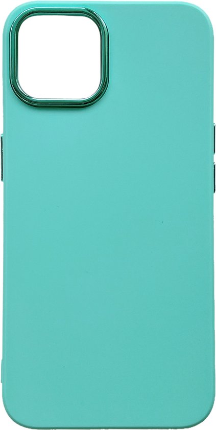 Apple iPhone 14 Plus Hoesje - Turquoise - Shockproof Siliconen Back Cover
