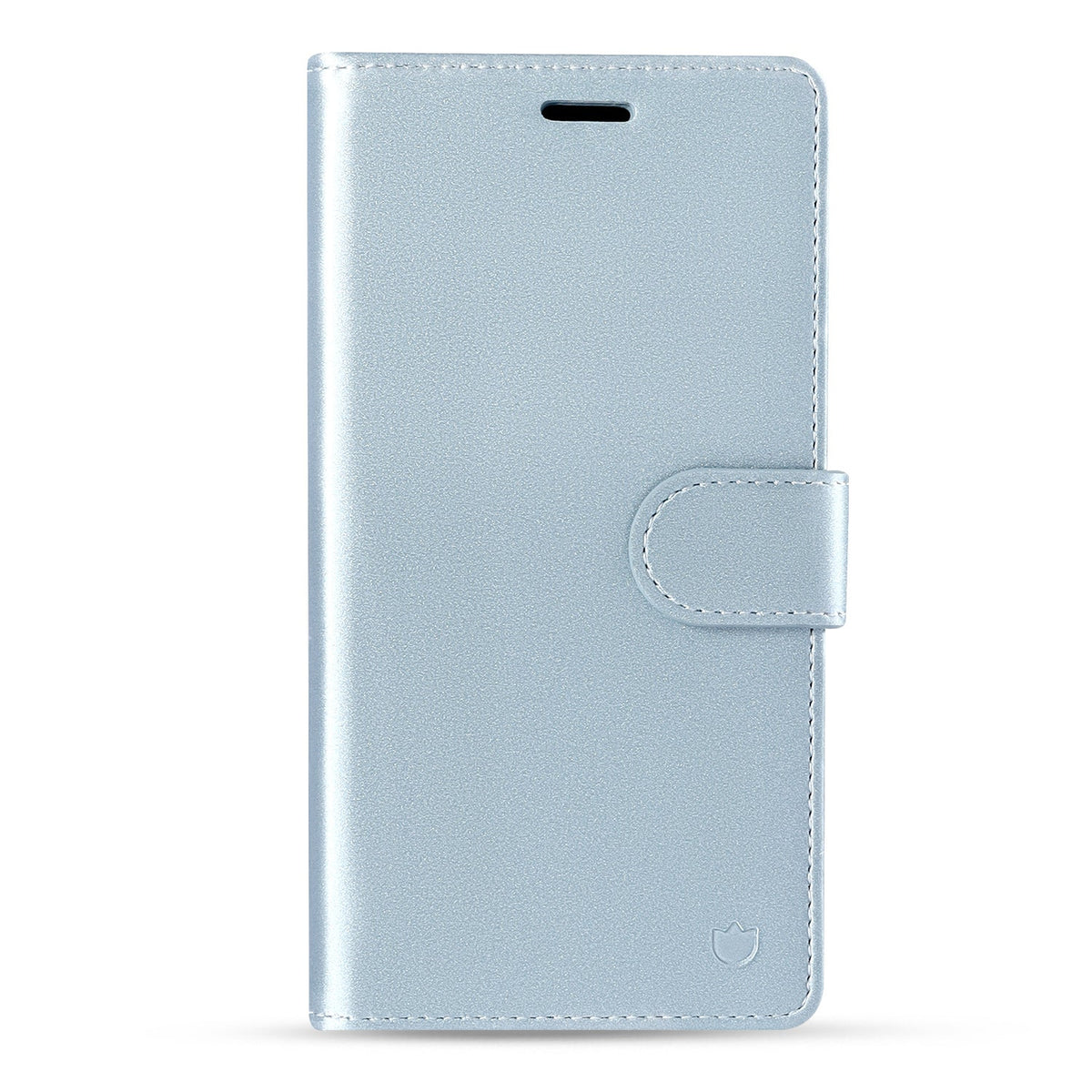 Apple iPhone 18 Pro Hoesje - Baby Blue - 2 in 1 Velvet Bookcase