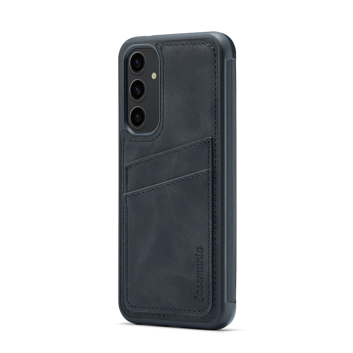 Samsung Galaxy A57 Hoesje - Charcoal Gray - Back Cover met Pasjeshouder
