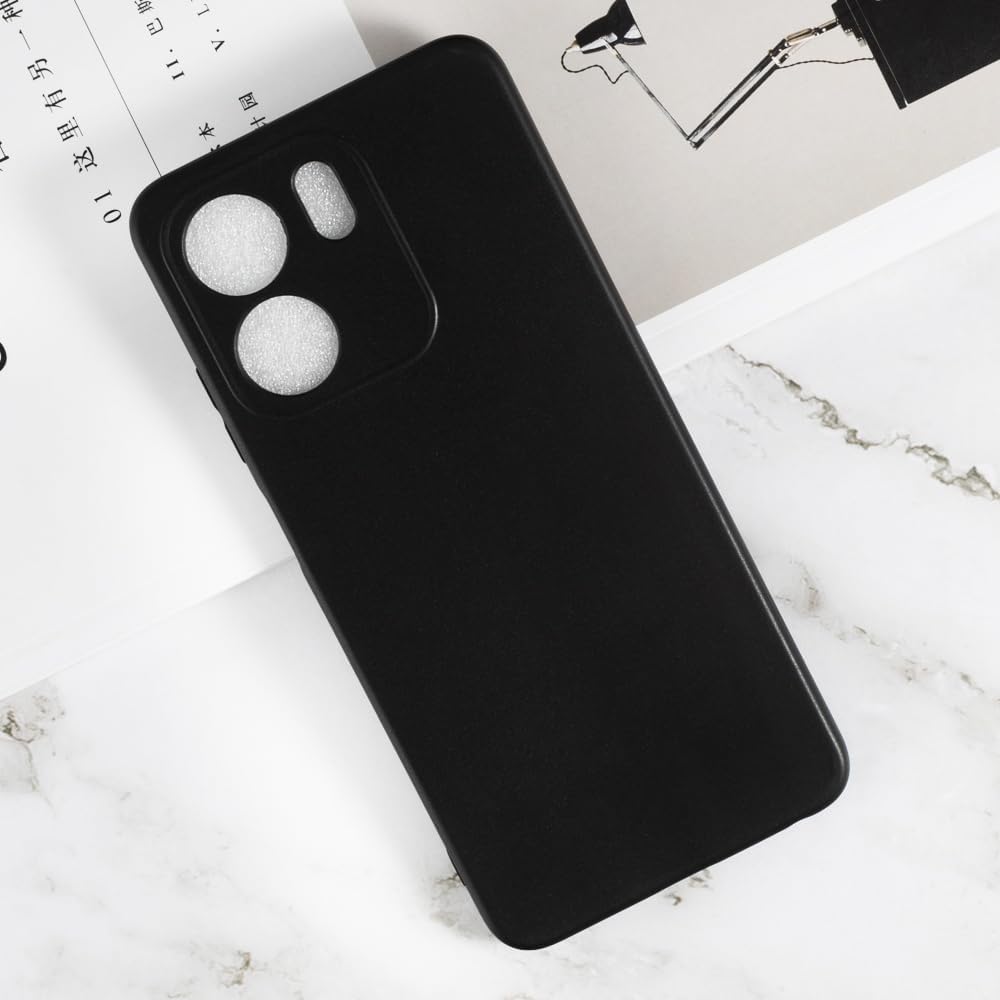 Oppo A6 5G Hoesje - Zwart - Siliconen Back Cover