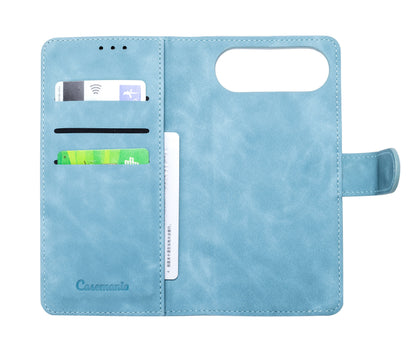 Apple iPhone Air Hoesje - Aqua Blue - 2 in 1 MagSafe Bookcase